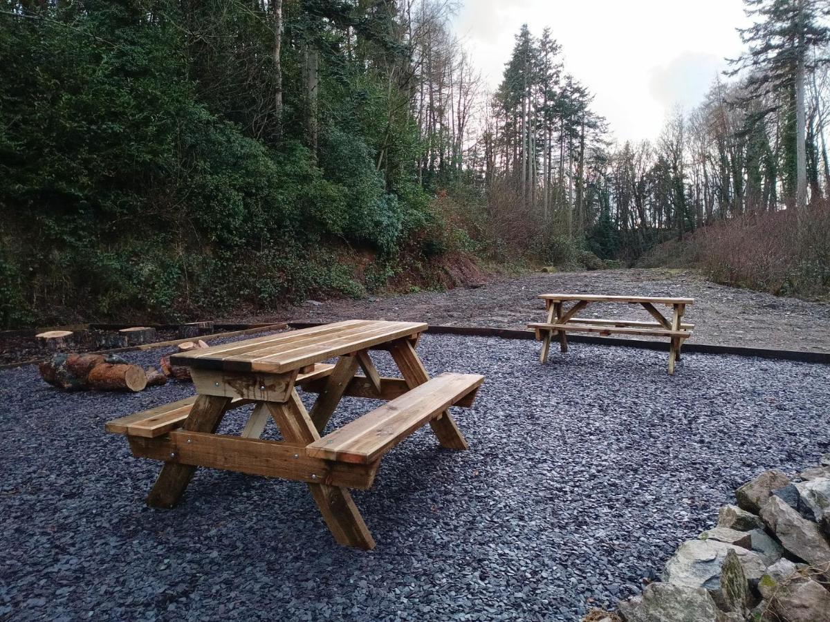 The West Wing At Eriviat Hall Hot Tub Henllan  Bagian luar foto