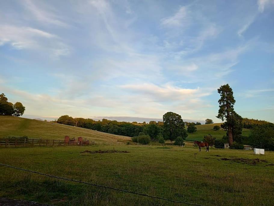 The West Wing At Eriviat Hall Hot Tub Henllan  Bagian luar foto